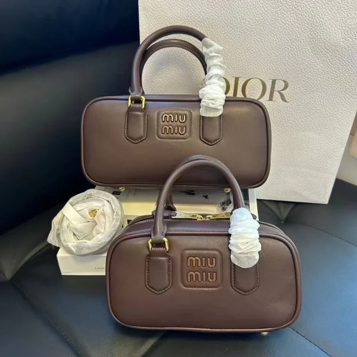 ⁦Miu Miu Arcadie Leather mini-Regular Bag⁩ - الصورة ⁦3⁩