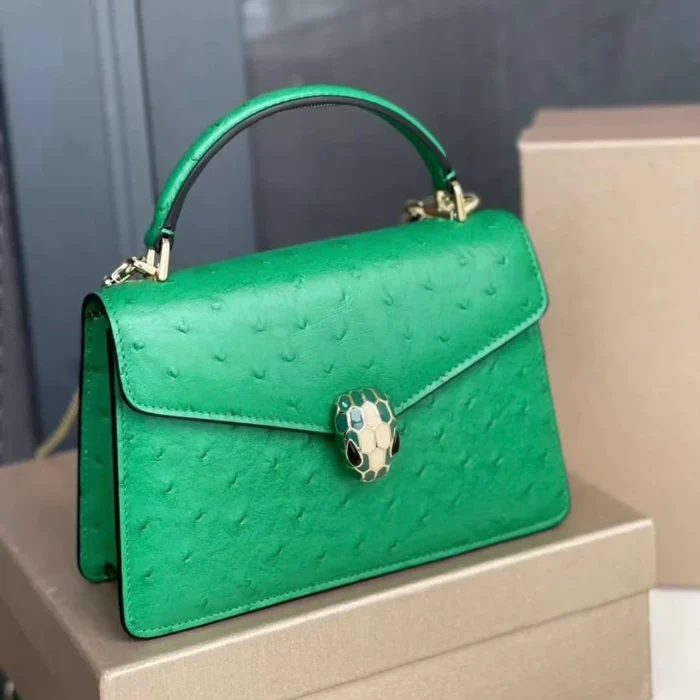 ⁦BVlgari Serpenti Forever Top Handel Calf Skin Bag⁩ - الصورة ⁦2⁩