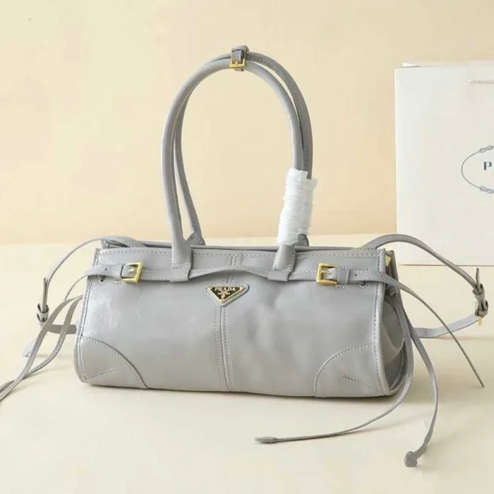 Prada Travertine Medium Leather Bag - Image 3