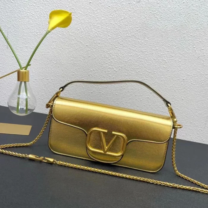 Valentino Loco shoulder Metal Logo Small Bag