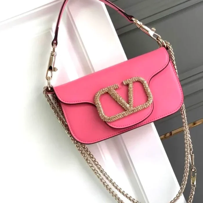 Valentino Loco shoulder jewel Logo Small Bag