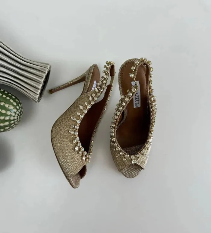 ⁦AQUAZZURA SHOES STYLE#24⁩ - الصورة ⁦3⁩