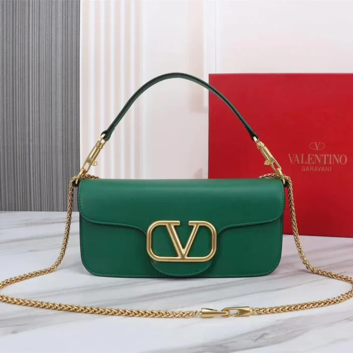 ⁦Valentino Loco shoulder Metal Logo Small Bag⁩ - الصورة ⁦5⁩