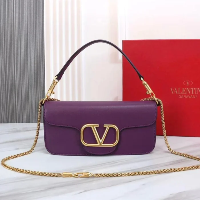 ⁦Valentino Loco shoulder Metal Logo Small Bag⁩ - الصورة ⁦6⁩