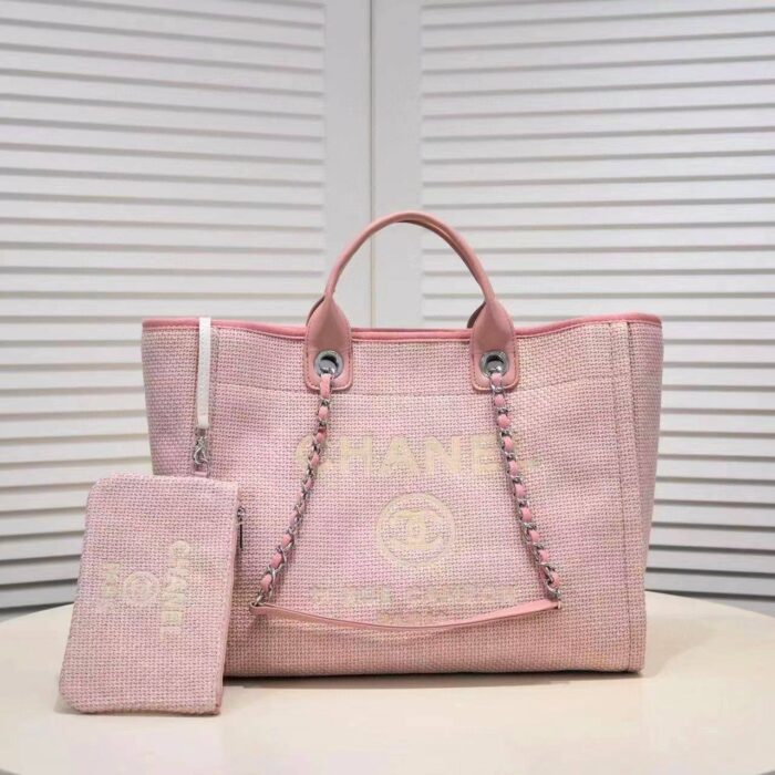 ⁦Chanel Tote Canvas Bag⁩ - الصورة ⁦5⁩